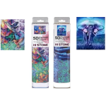 Diamond Art Set,  30 x 40cm, including accessories 